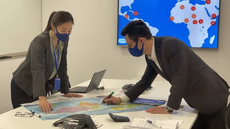 Crisis management meeting